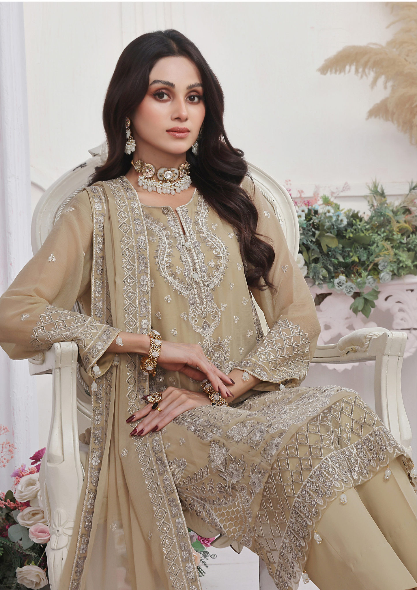 Soghat Creation chiffon | Florum Design 01