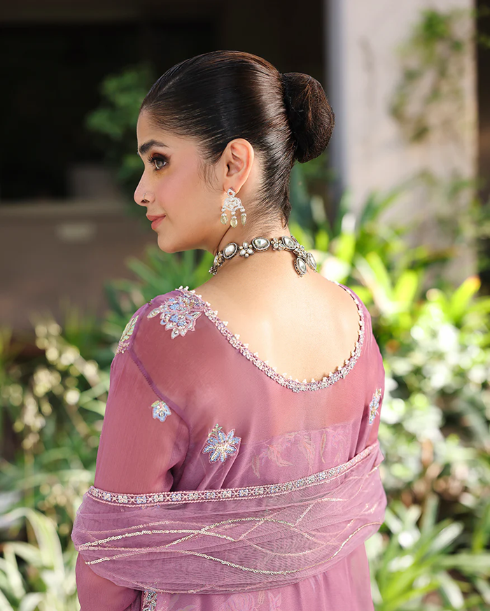 Roheenaz Aangan Chiffon Unstitched Collection 25 RUNCH250102 | Arooj