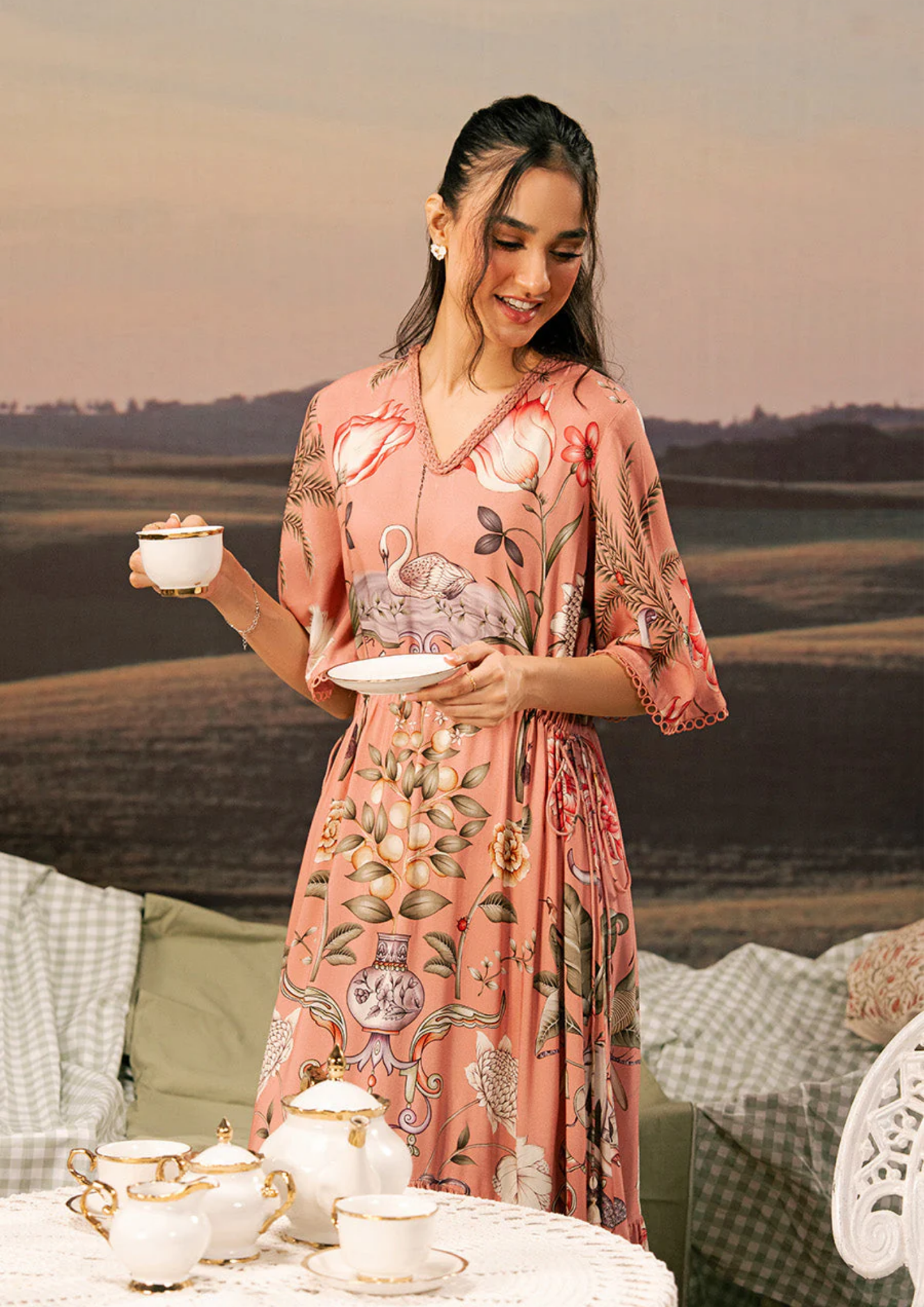 Maria B. MBasic Fall 2025 Collection β 3 Piece Unstitched Suit | 04B