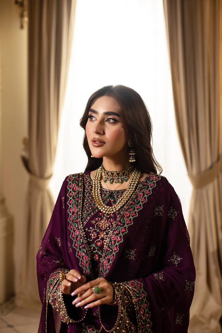 Rajkumari Formal By Sidra Aleem 3 PCS Unstitched 25 | Amethysta 02