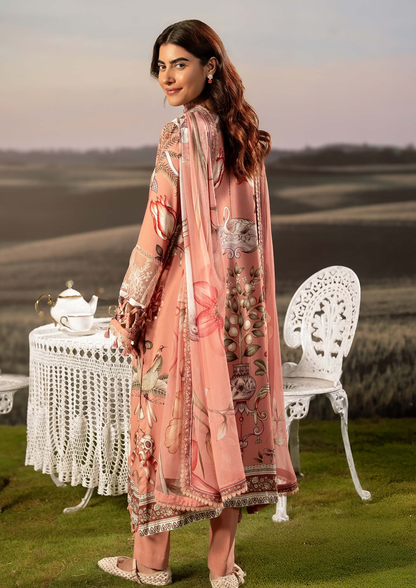 Maria B. MBasic Fall 2025 Collection β 3 Piece Unstitched Suit | 04B