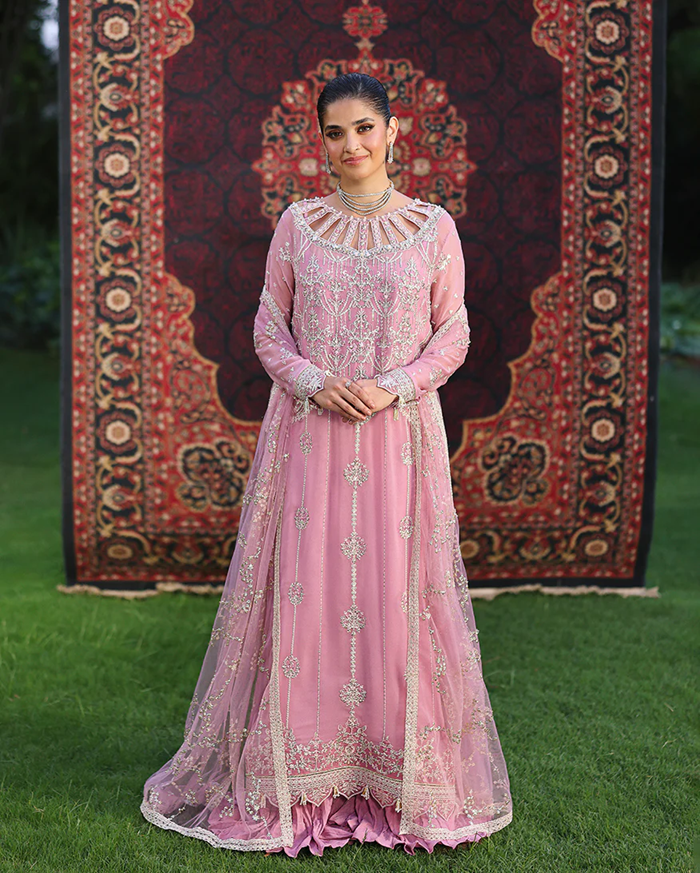 Roheenaz Aangan Chiffon Unstitched Collection 25 RUNCH250105 | Naaz