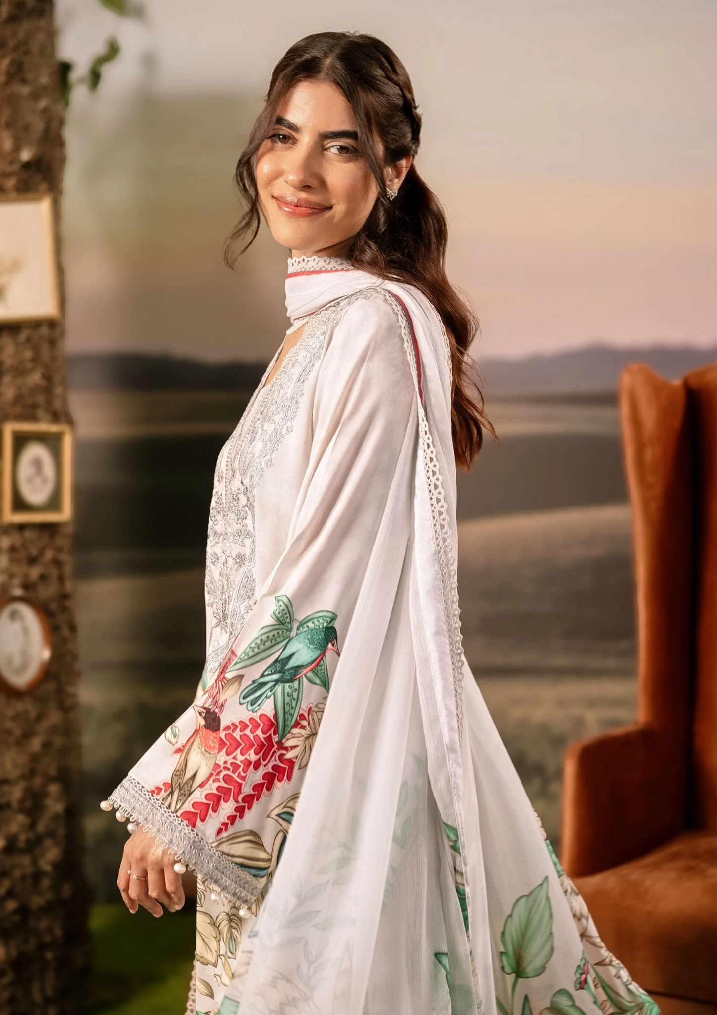 Maria B. MBasic Fall 2025 Collection β 3 Piece Unstitched Suit | 05A
