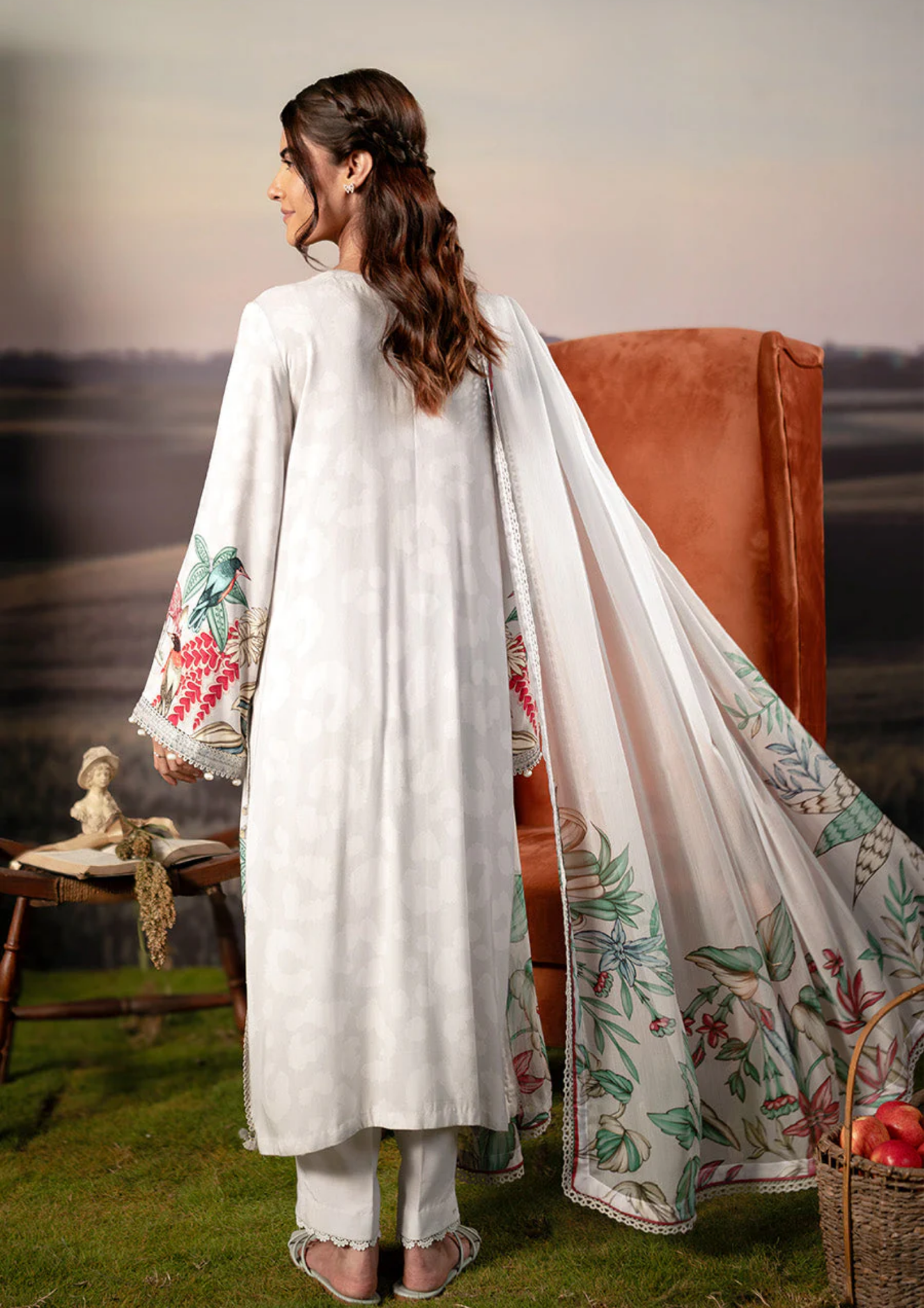 Maria B. MBasic Fall 2025 Collection β 3 Piece Unstitched Suit | 05A