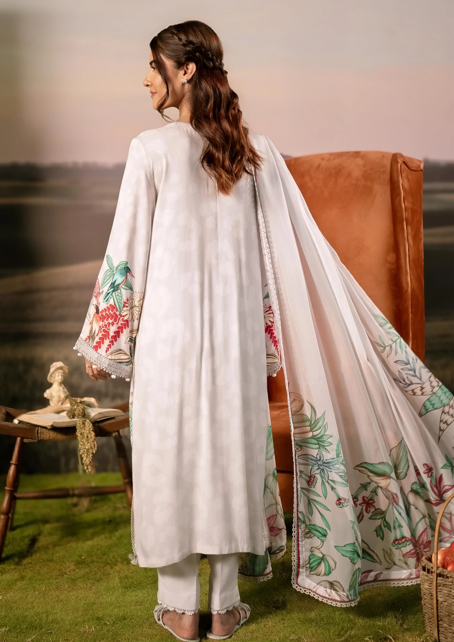 Maria B. MBasic Fall 2025 Collection β 3 Piece Unstitched Suit | 05A