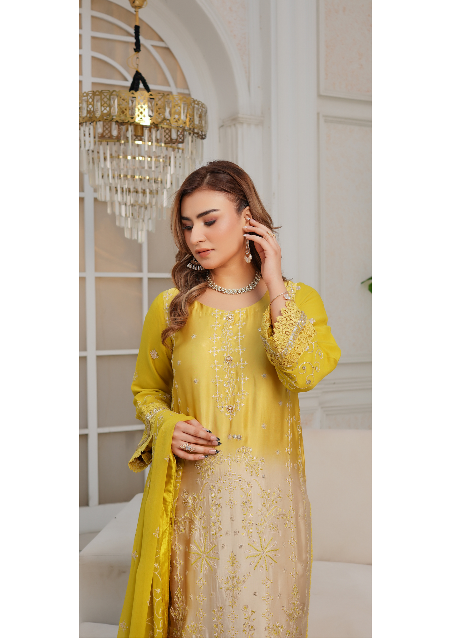Agha Noor Silk Ready to Wear Collection Nov-2025 | Yellow