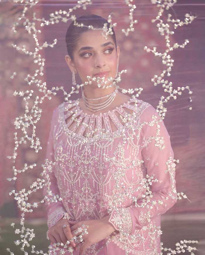Roheenaz Aangan Chiffon Unstitched Collection 25 RUNCH250105 | Naaz