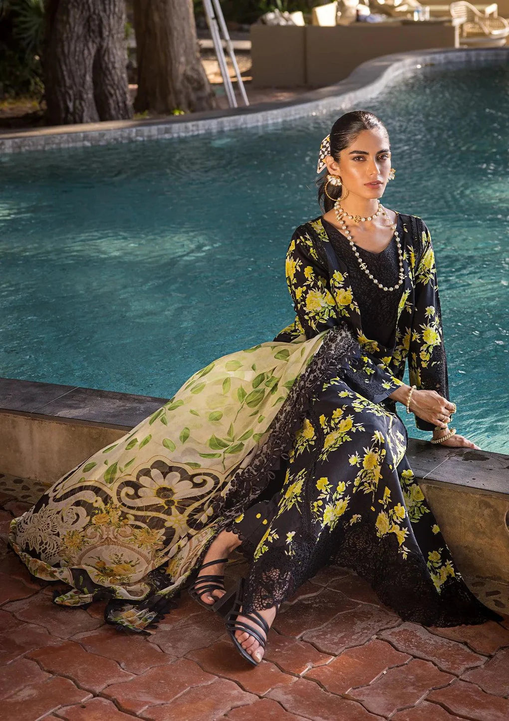 Elaf Signature Embroidered Lawn Collection 2024 | Eclipsed Dream | 6A