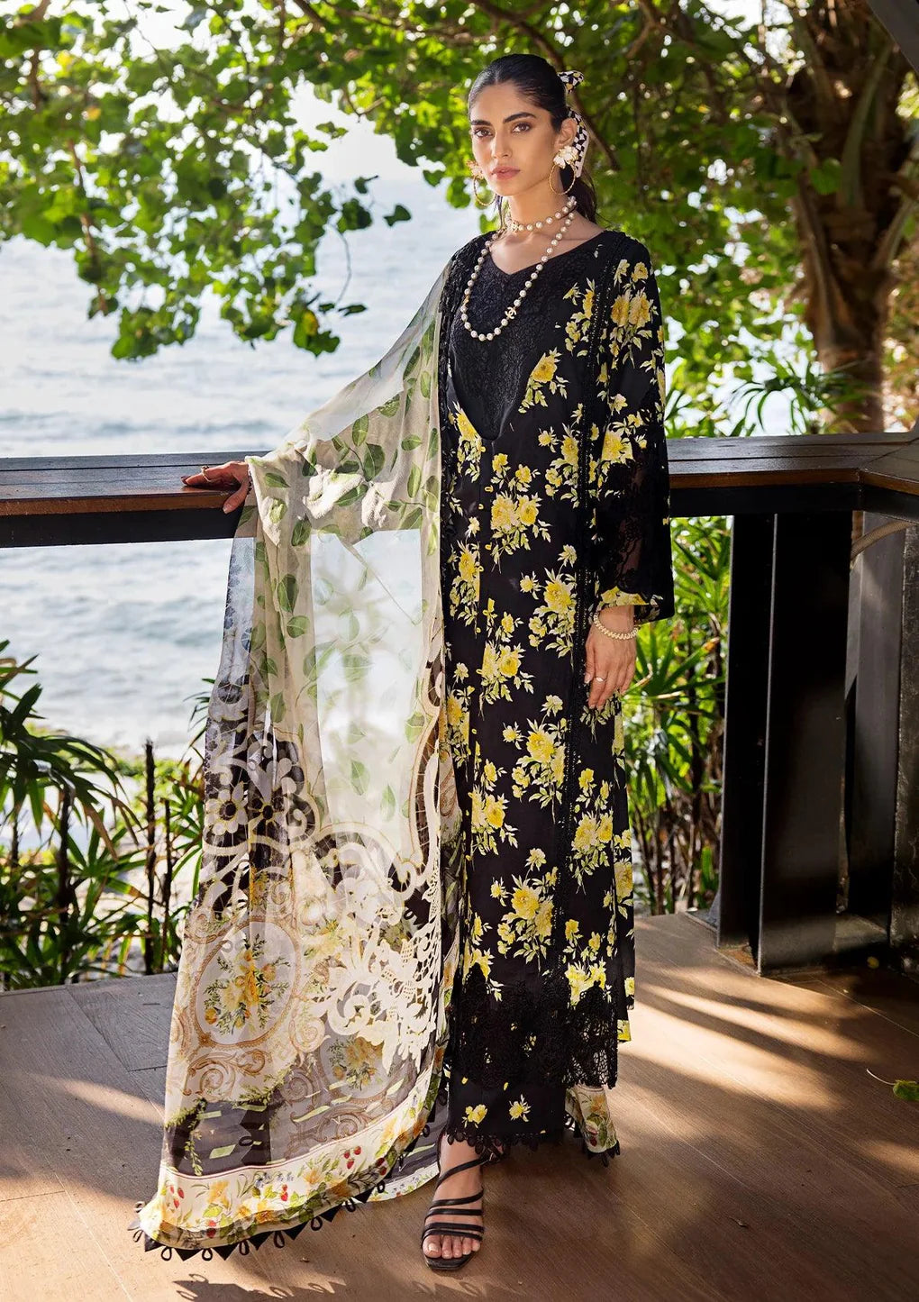 Elaf Signature Embroidered Lawn Collection 2024 | Eclipsed Dream | 6A