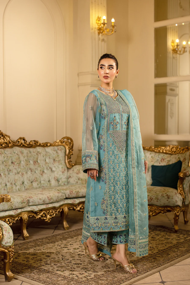 Rajkumari Formal By Sidra Aleem 3 PCS Unstitched 25 | Aquessence 07