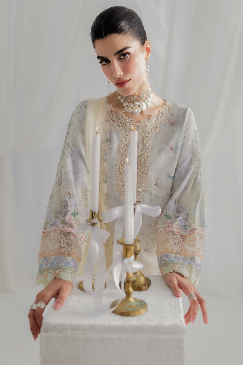Qalamkar Lux Silk 2025 LK 02 | ROISIN