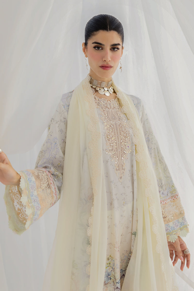 Qalamkar Lux Silk 2025 LK 02 | ROISIN