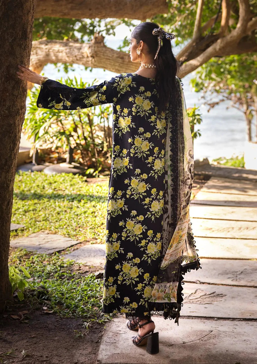 Elaf Signature Embroidered Lawn Collection 2024 | Eclipsed Dream | 6A