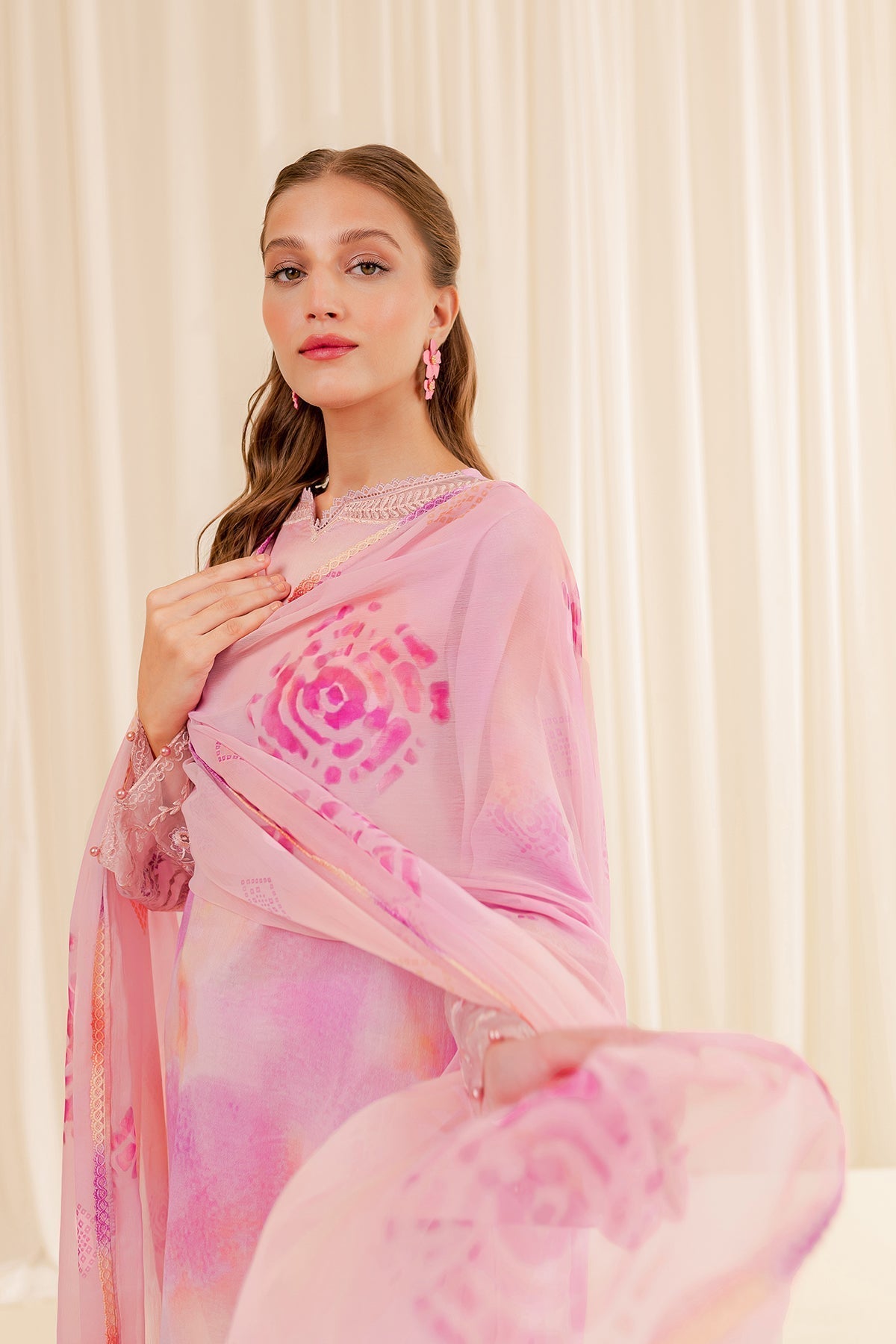 Farasha Embroidered Essentials Lawn Collection 2024 | Peony - Mirha Fashion