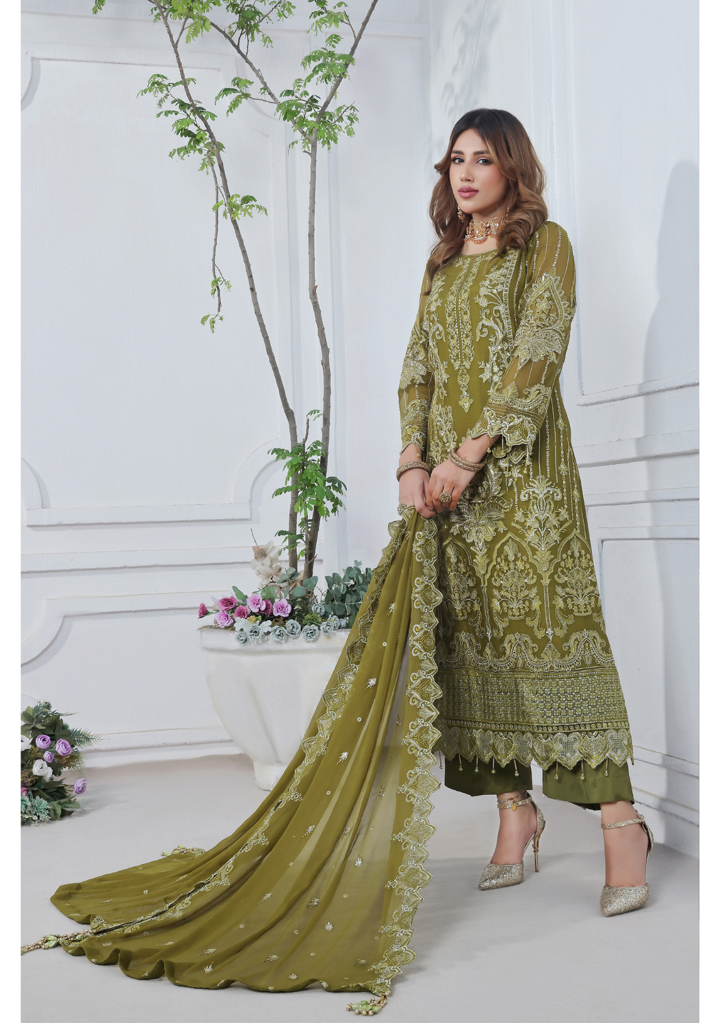 Soghat Creation chiffon | Florum Design 07