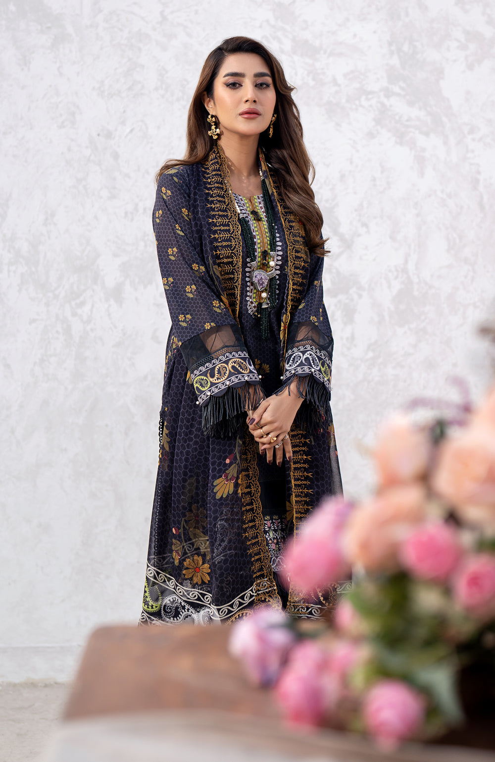 AL Zohaib Sunshine Bloom Embroidered Cutwork | SBC-008