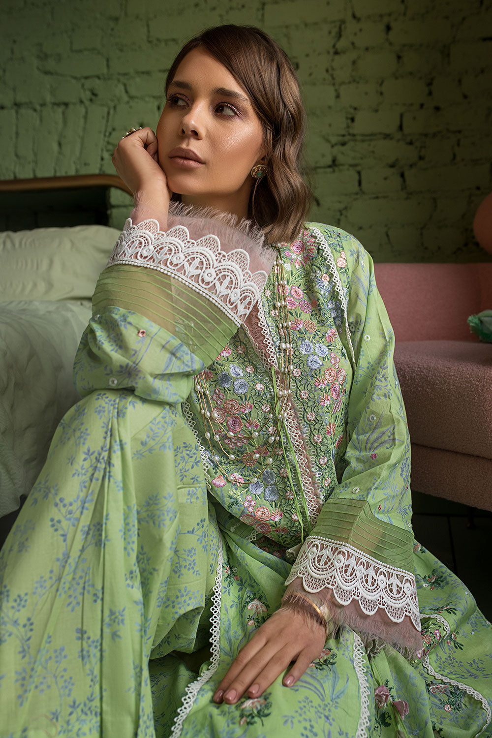 Sobia Nazir Vital Lawn Collection - 8B - 2024 - Mirha Fashion