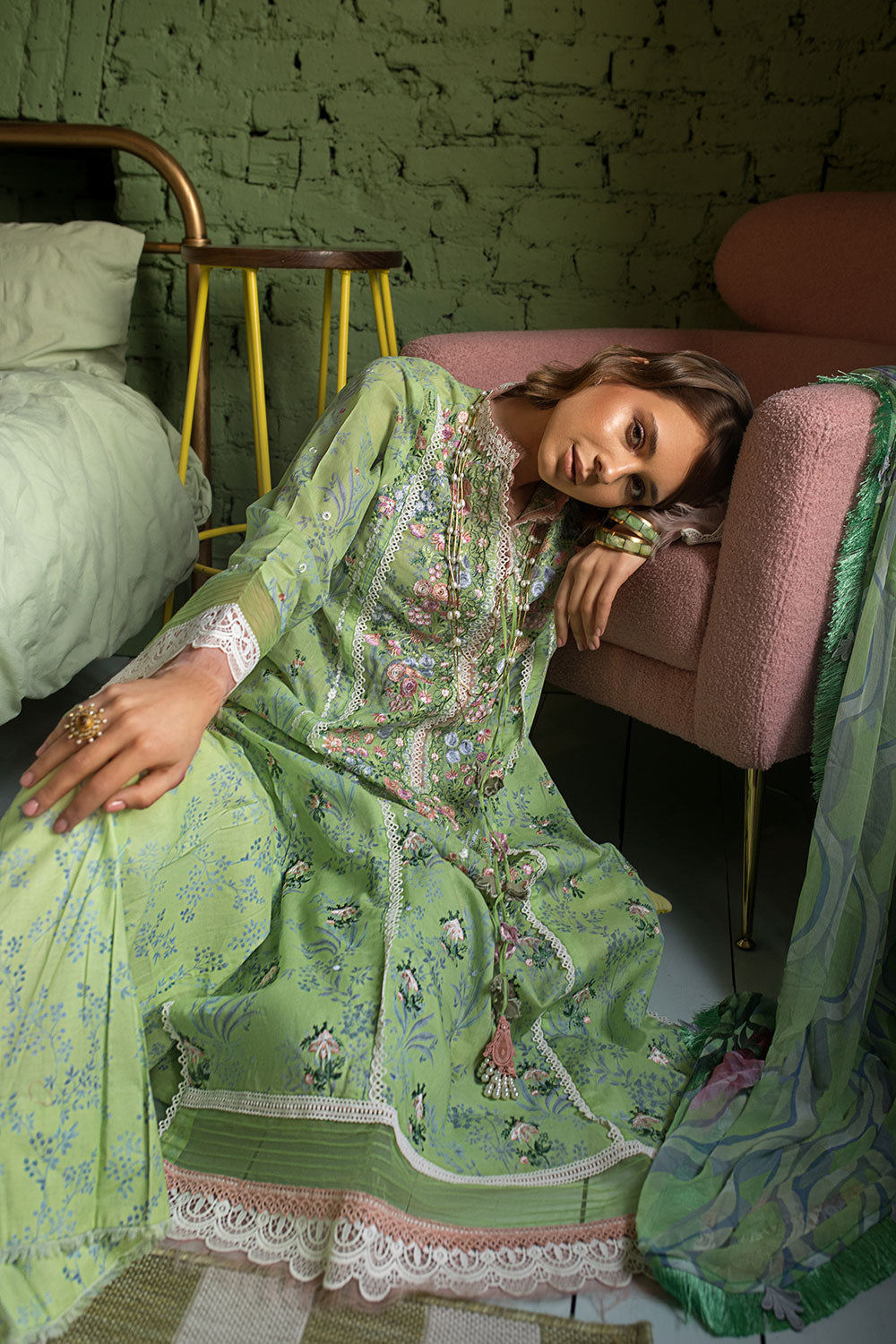 Sobia Nazir Vital Lawn Collection - 8B - 2024 - Mirha Fashion