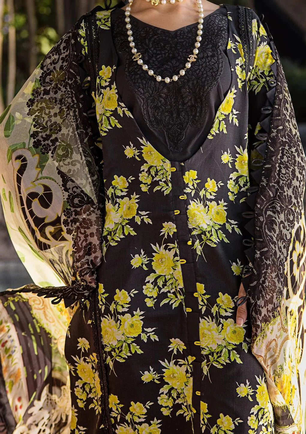 Elaf Signature Embroidered Lawn Collection 2024 | Eclipsed Dream | 6A