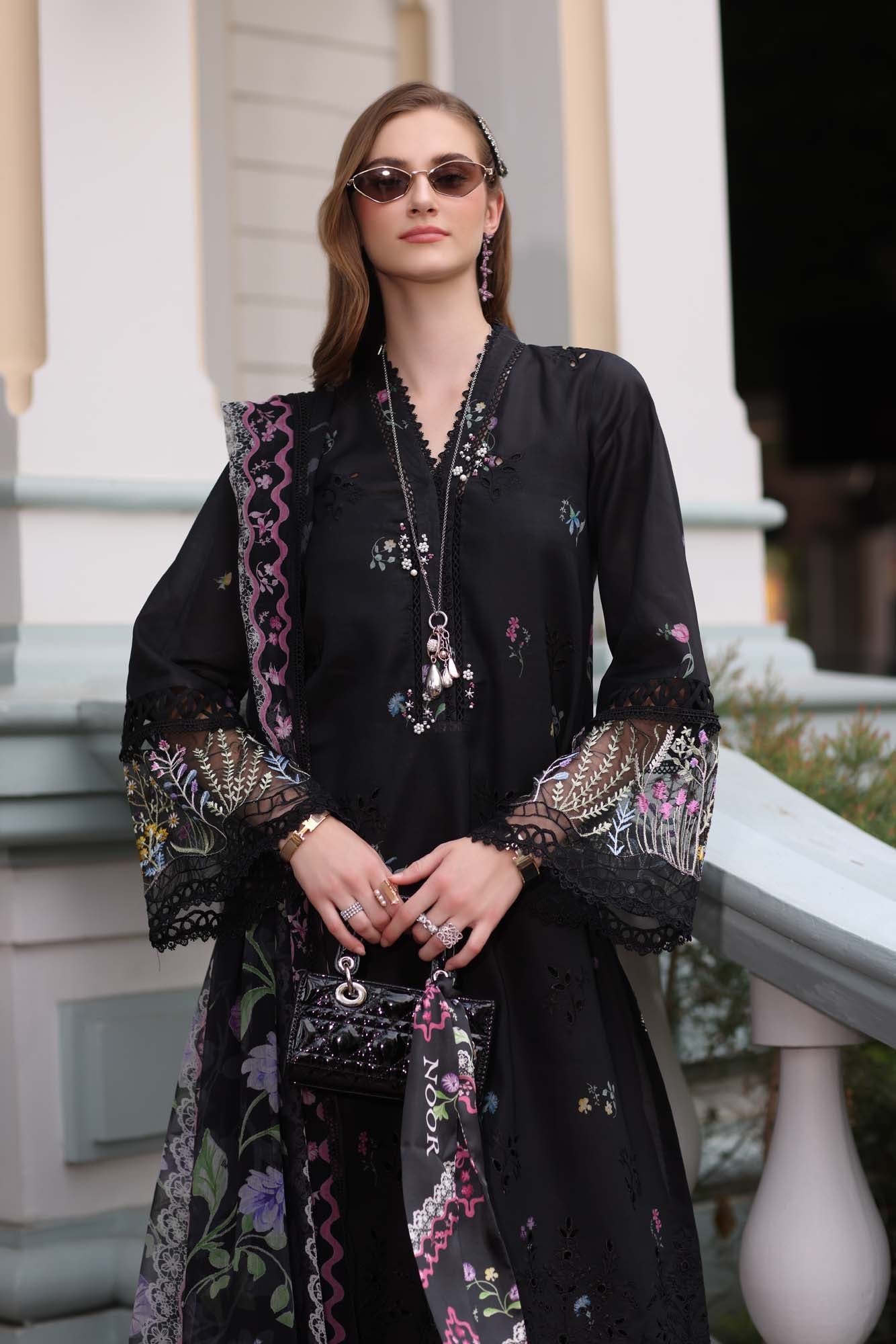 Noor by Sadia Chickenkari Eid Edit 2025 |D5- Black