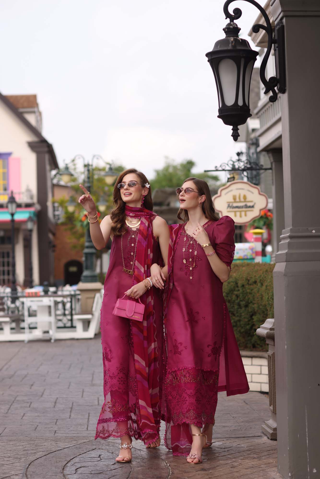 Noor by Sadia Chickenkari Eid Edit 2025 |D9- Fusia Ombre