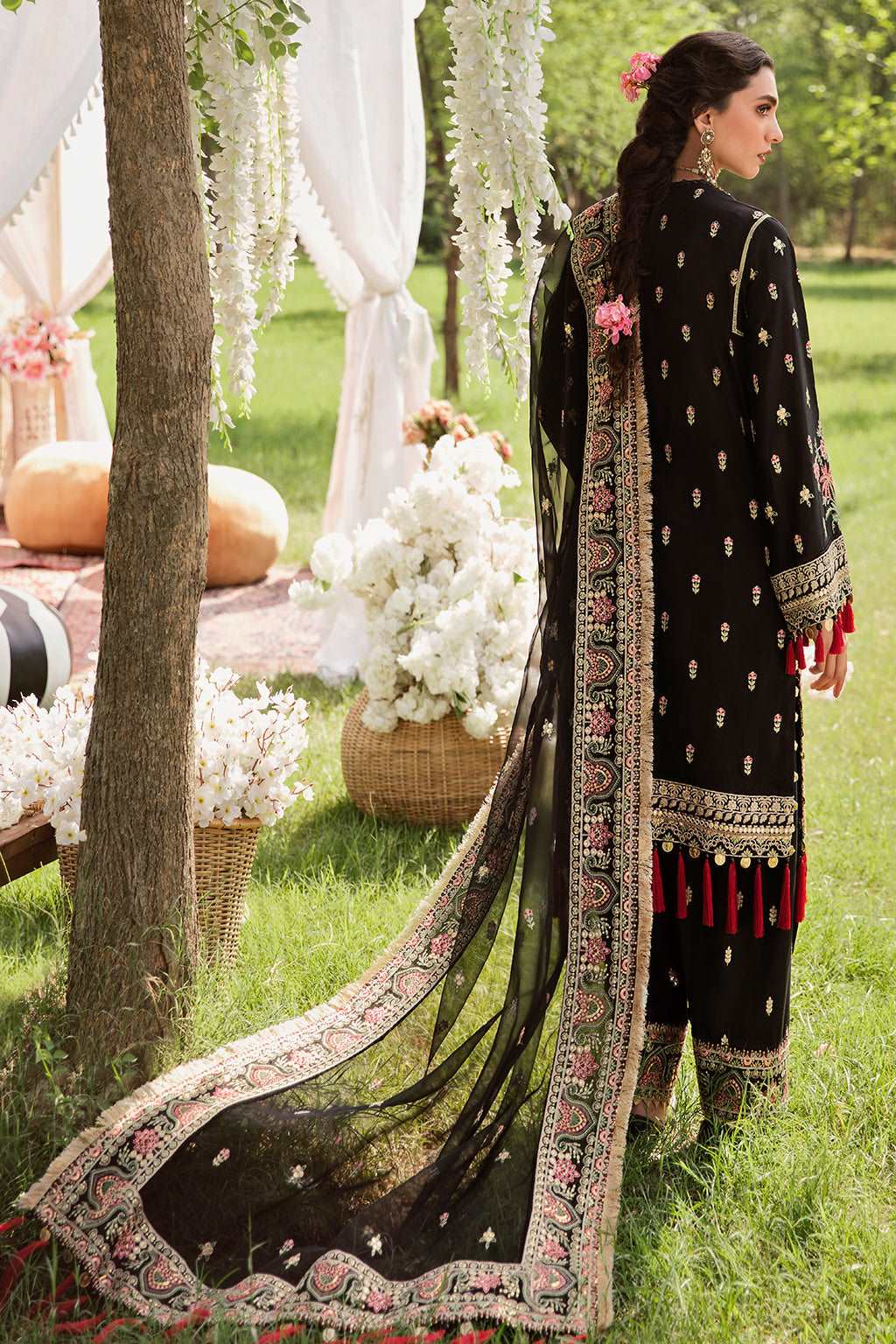 Afrozeh Bakhoor Gul Bahaar Festive Lawn 2022