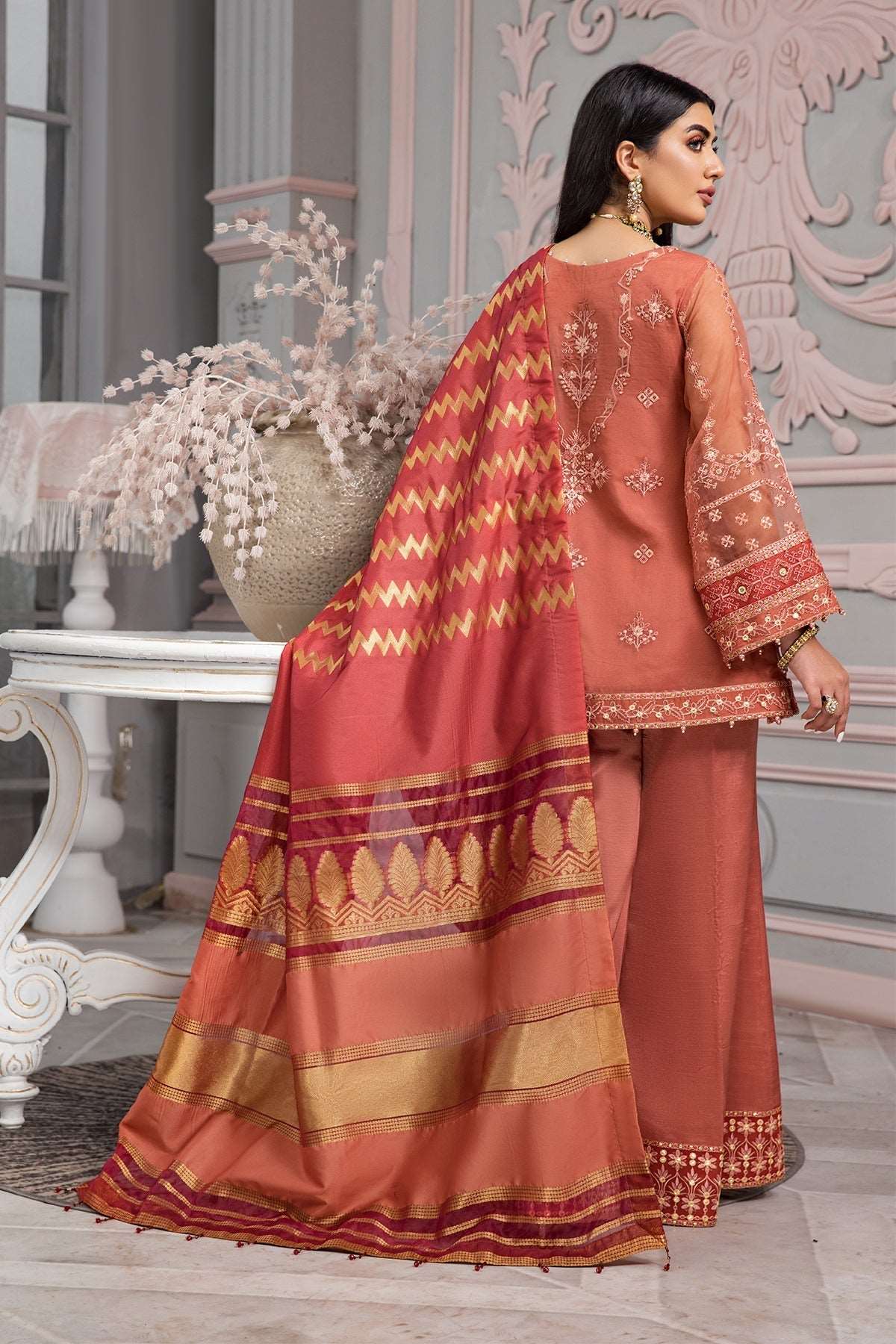 Alizeh Vasl-e-Miras Luxury Festive Formal Collection – Naranj