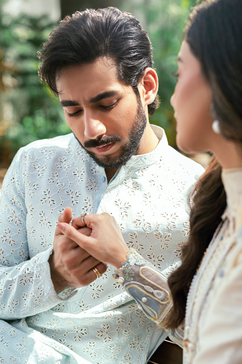 Qalamkar Luxury Lawn 2025 - 3pc Unstitched | Adeena