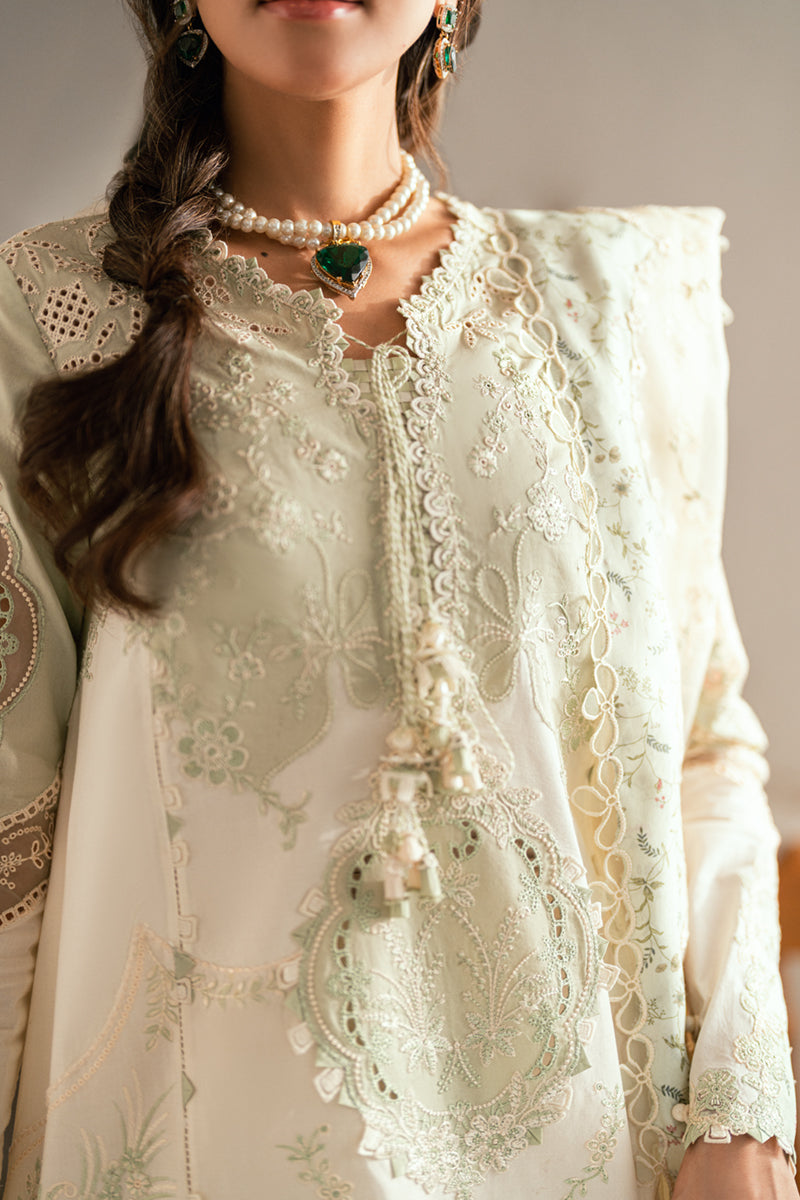 Qalamkar Luxury Lawn 2025 - 3pc Unstitched | Nadia