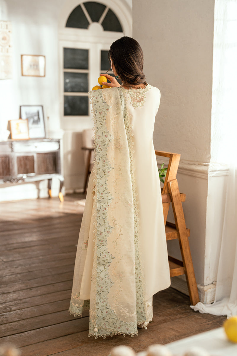 Qalamkar Luxury Lawn 2025 - 3pc Unstitched | Nadia