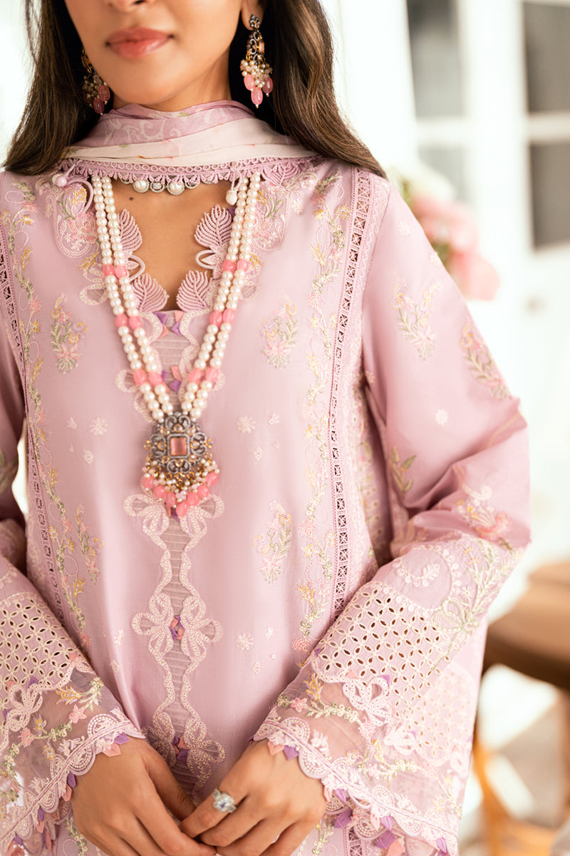 Qalamkar Luxury Lawn 2025 - 3pc Unstitched | Komal
