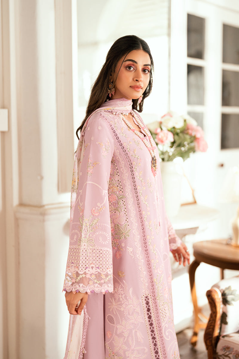 Qalamkar Luxury Lawn 2025 - 3pc Unstitched | Komal