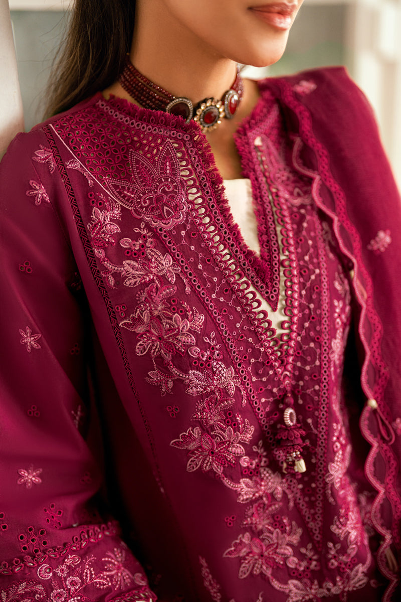 Qalamkar Luxury Lawn 2025 - 3pc Unstitched | Sameen