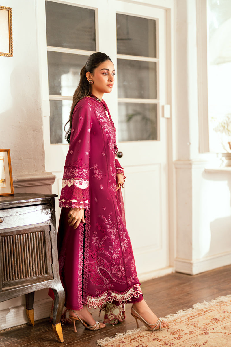 Qalamkar Luxury Lawn 2025 - 3pc Unstitched | Sameen
