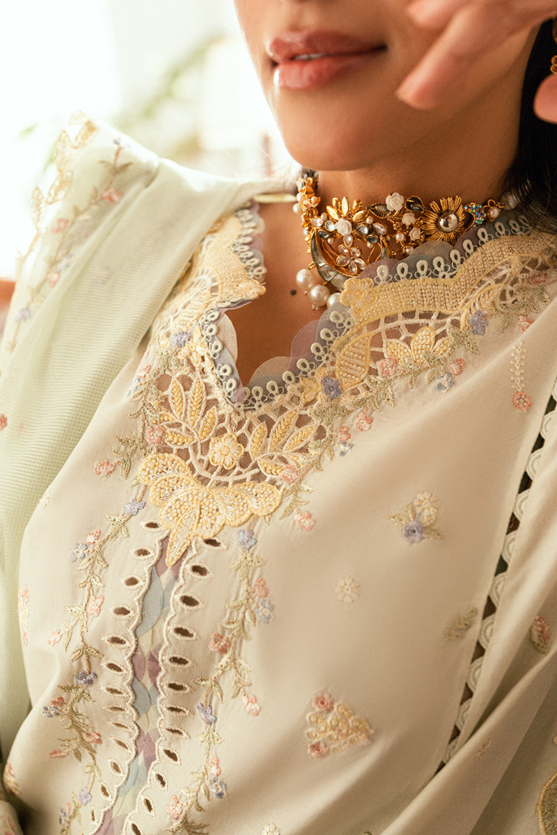 Qalamkar Luxury Lawn 2025 - 3pc Unstitched | Rimsha