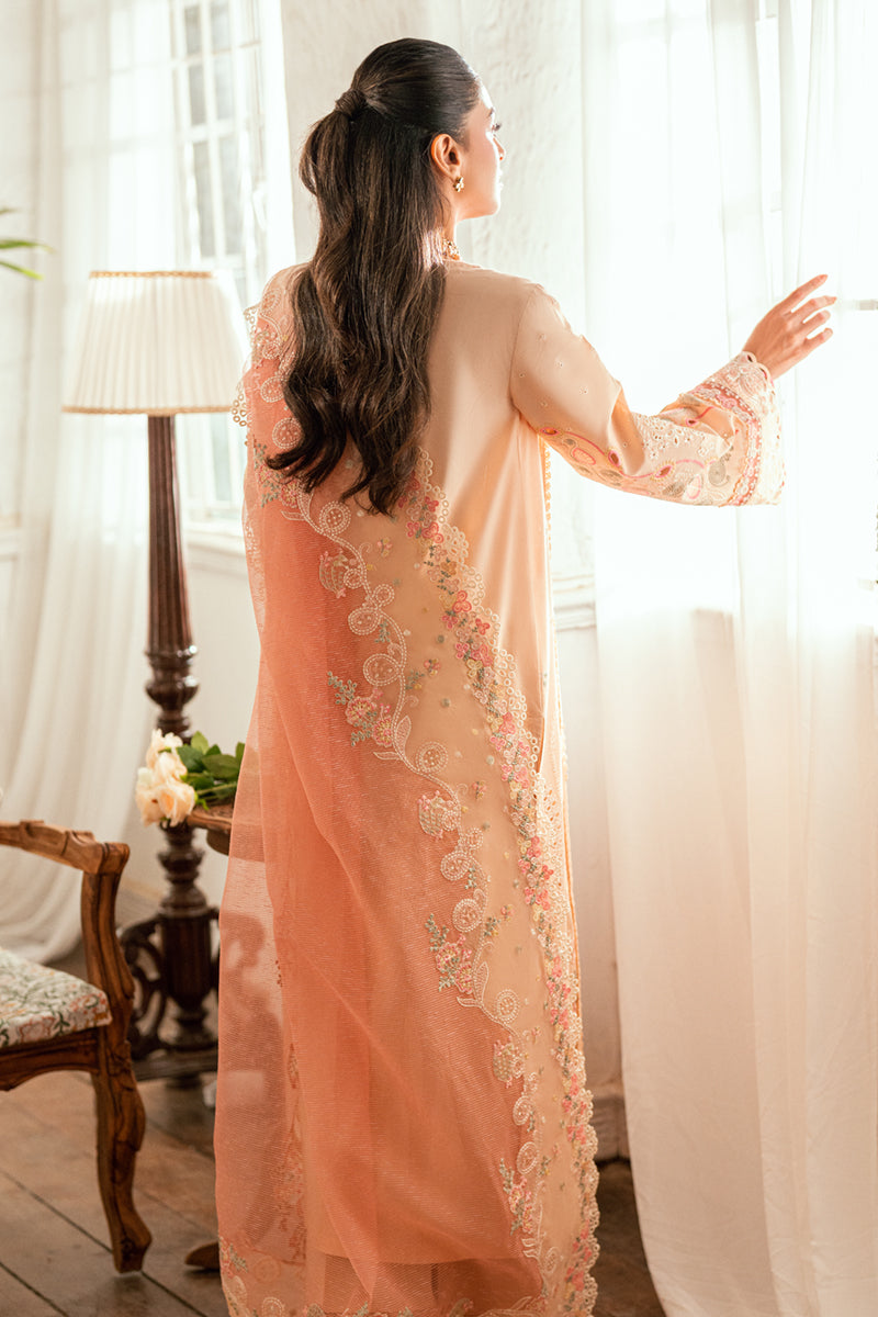 Qalamkar Luxury Lawn 2025 - 3pc Unstitched | Zoya