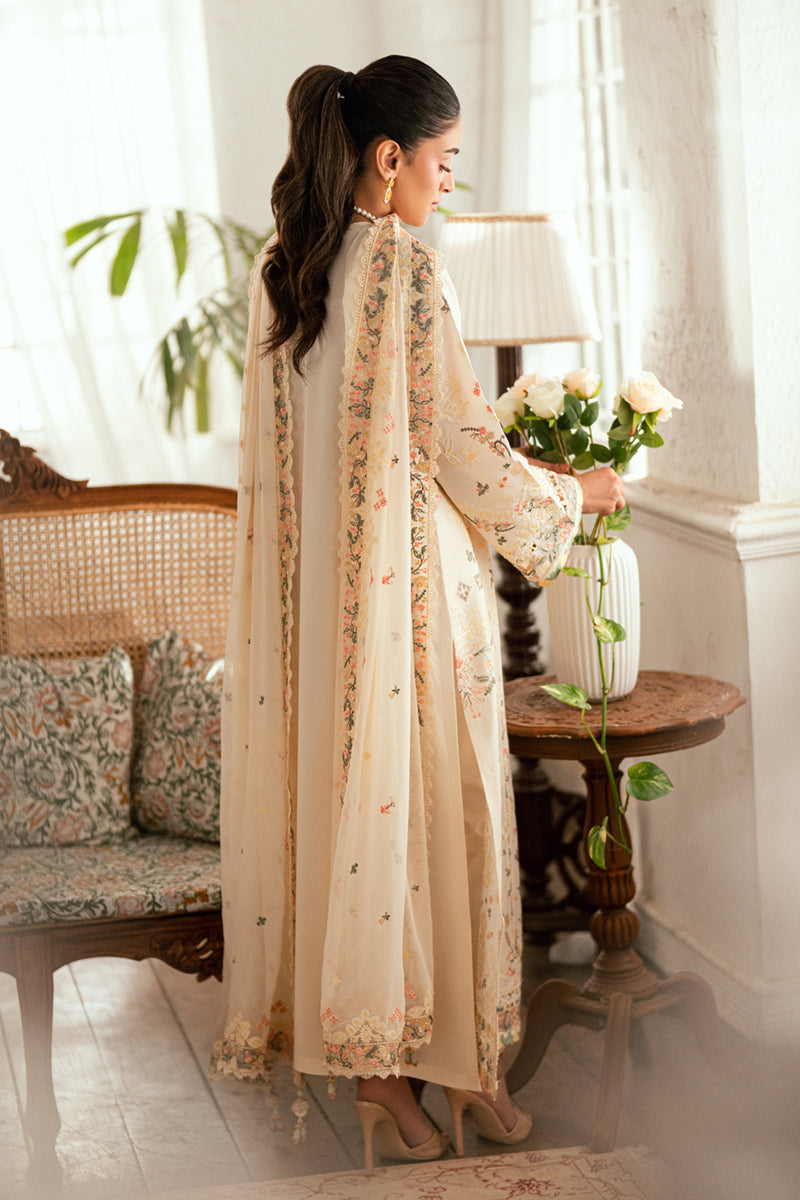 Qalamkar Luxury Lawn 2025 - 3pc Unstitched | Rina