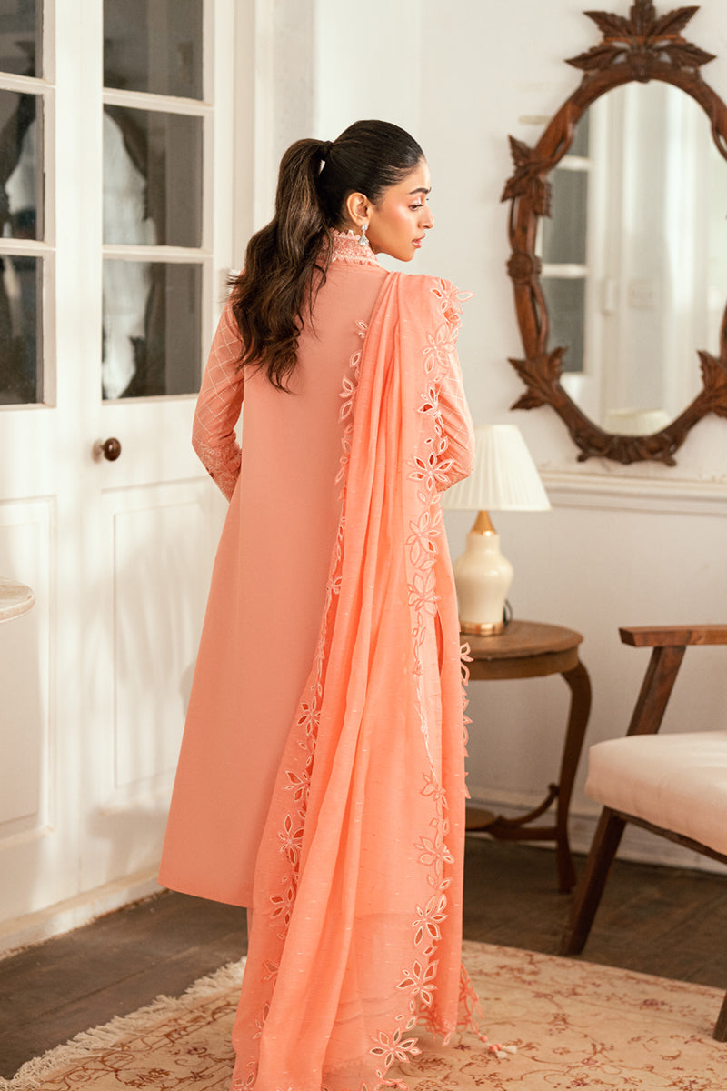 Qalamkar Luxury Lawn 2025 - 3pc Unstitched | Jafa