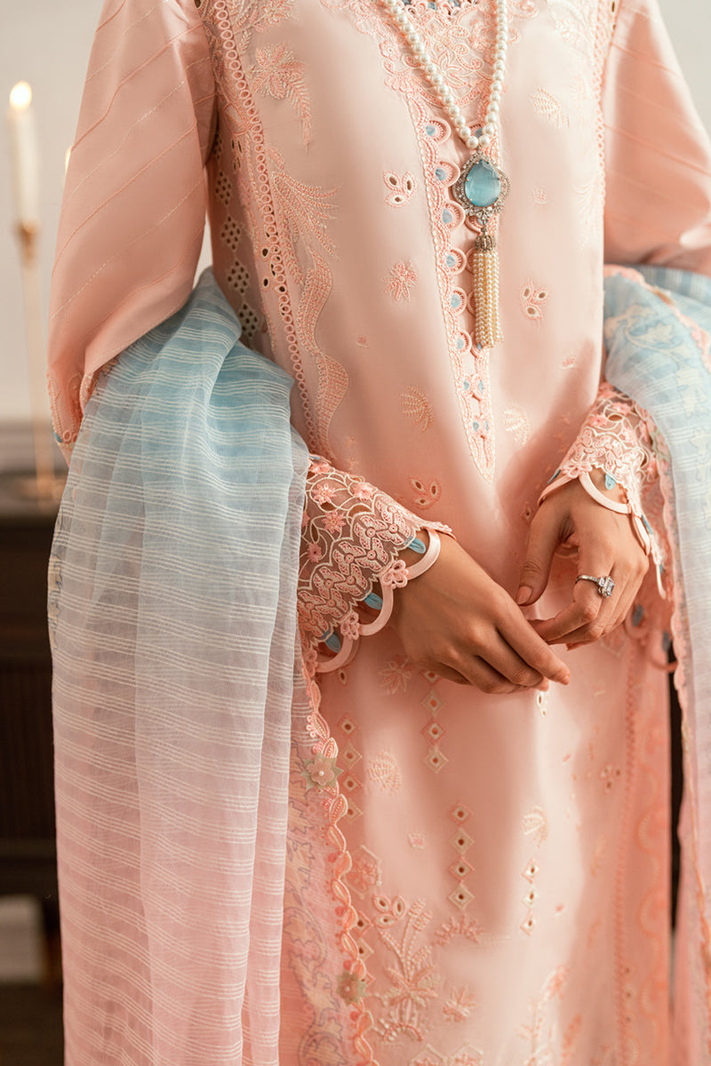 Qalamkar Luxury Lawn 2025 - 3pc Unstitched | Aleeza