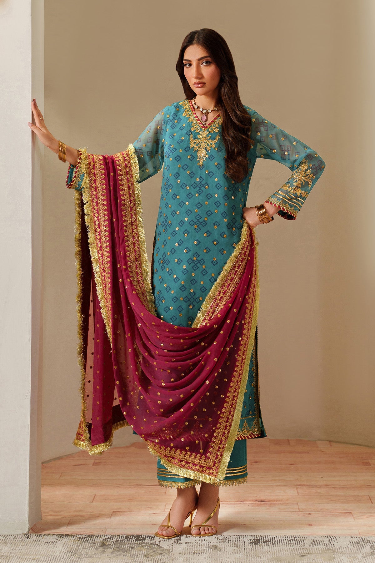 Alizeh Fleur Chiffon AF-CH-2192 | ELAIRA