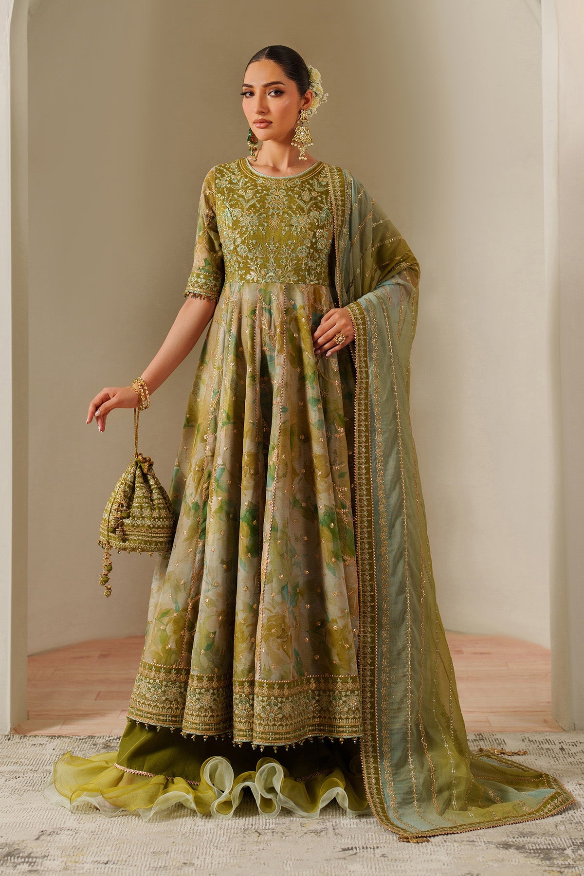 Alizeh Fleur Chiffon AF-CH-2195 | RENEE