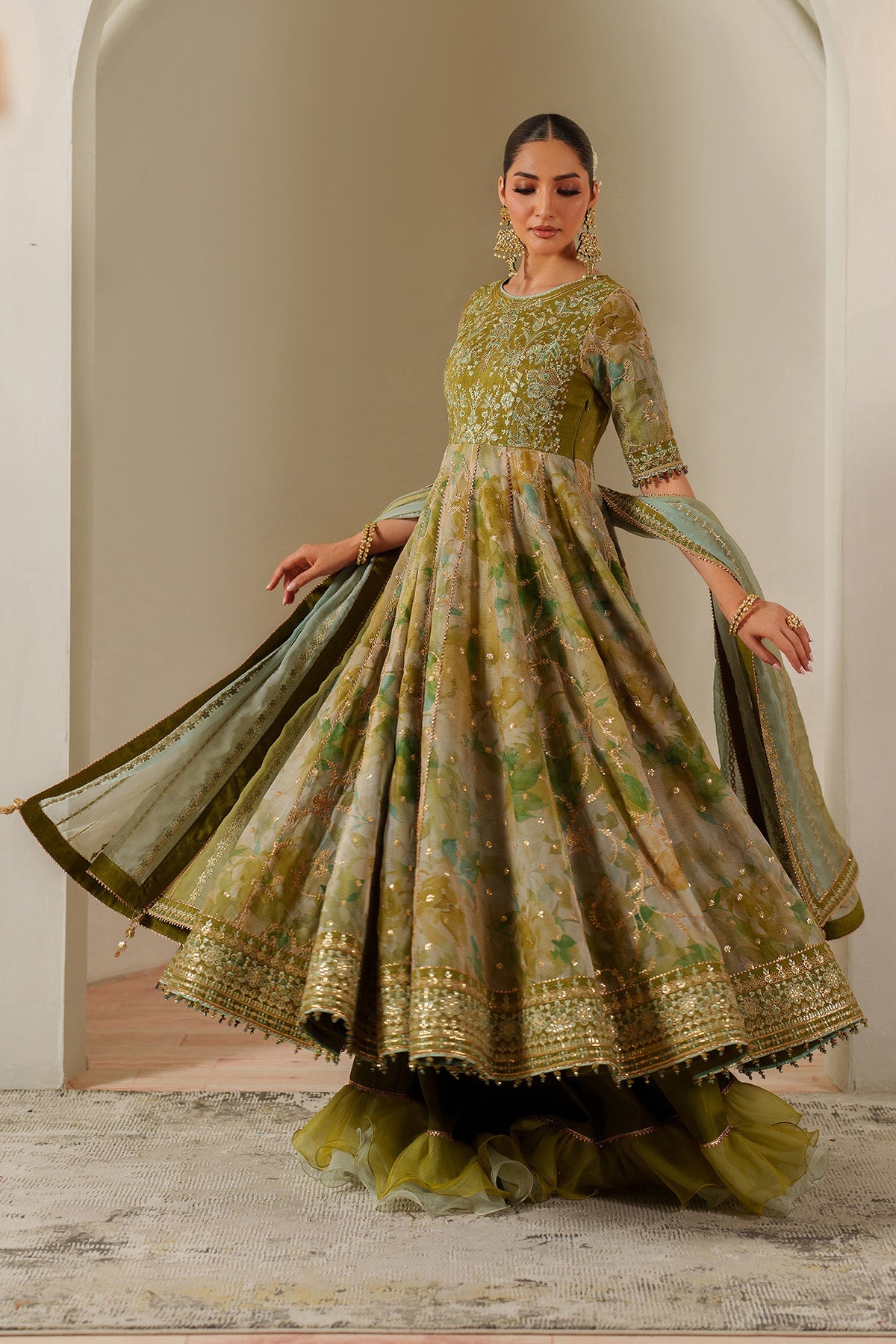 Alizeh Fleur Chiffon AF-CH-2195 | RENEE