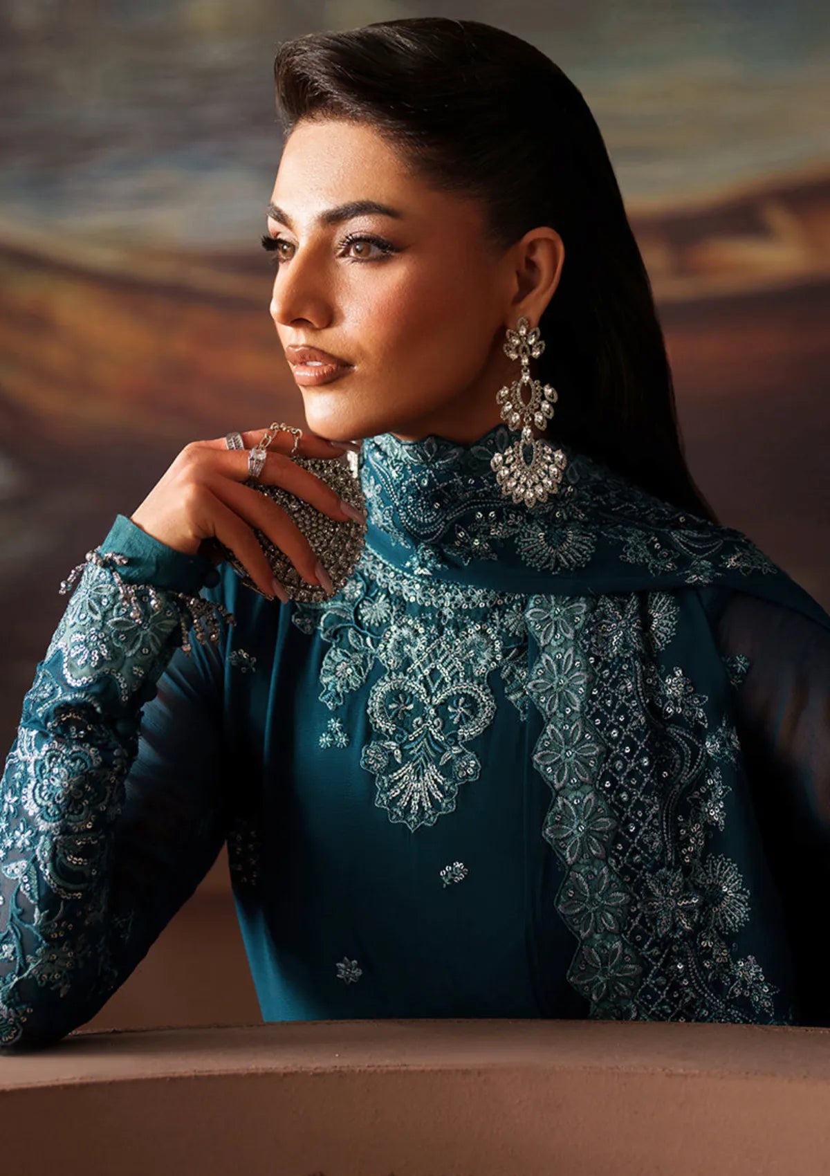 Zarif Premium Chiffon Unstitched Collection 2025 | ZRF-PRC-03 KATE