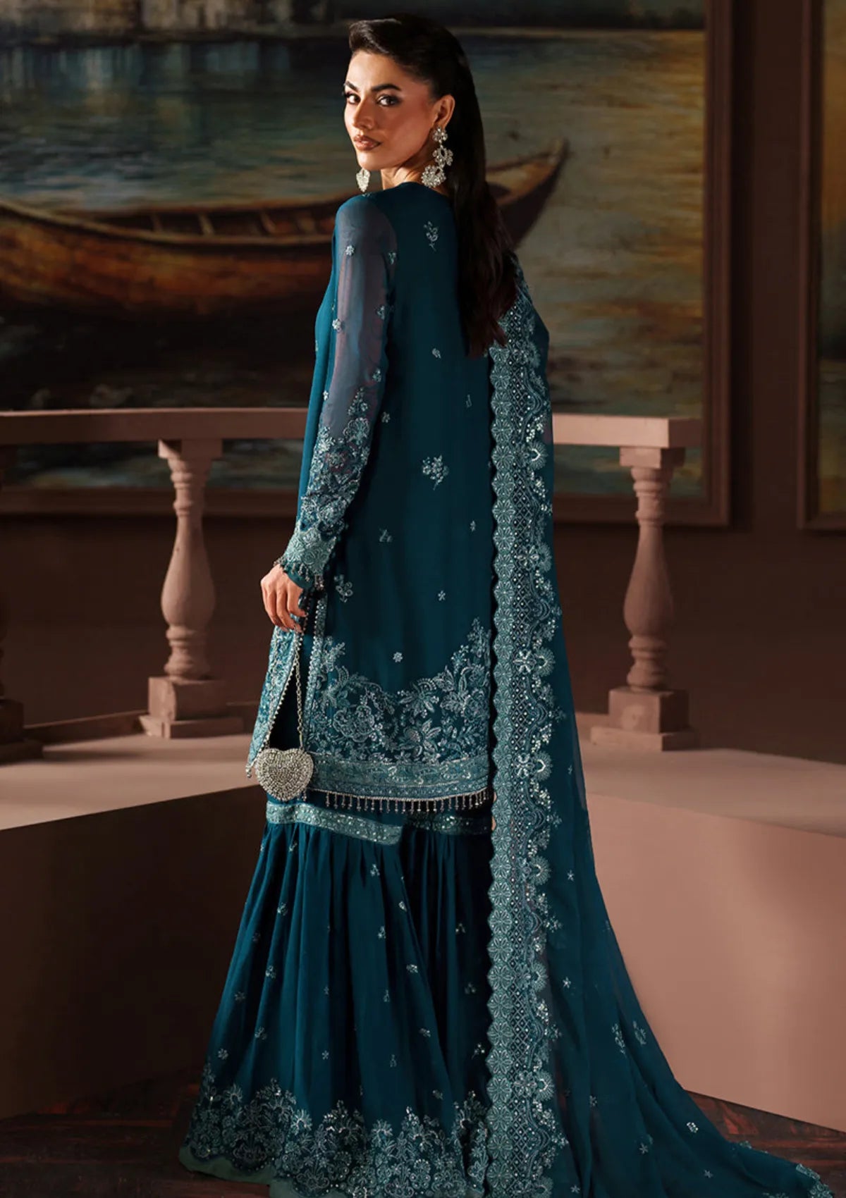 Zarif Premium Chiffon Unstitched Collection 2025 | ZRF-PRC-03 KATE