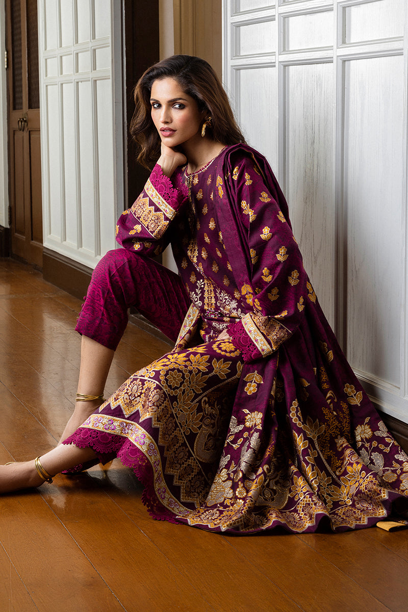 Mushq | Seraph Jacquard Lawn Collection'25 | Eleanor
