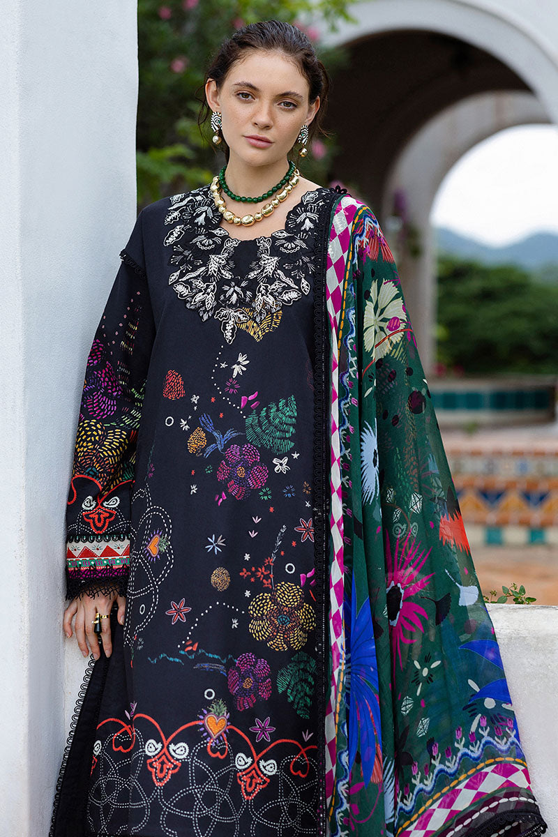 Mushq Hemline Mirasol Printed Cambric 2025 | 11A Medi Noche