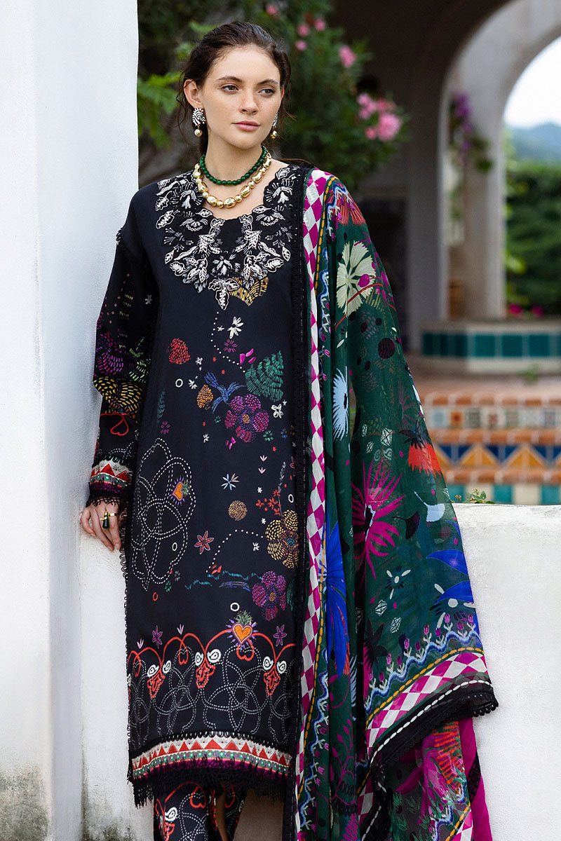 Mushq Hemline Mirasol Printed Cambric 2025 | 11A Medi Noche