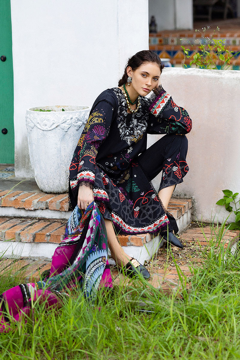 Mushq Hemline Mirasol Printed Cambric 2025 | 11A Medi Noche