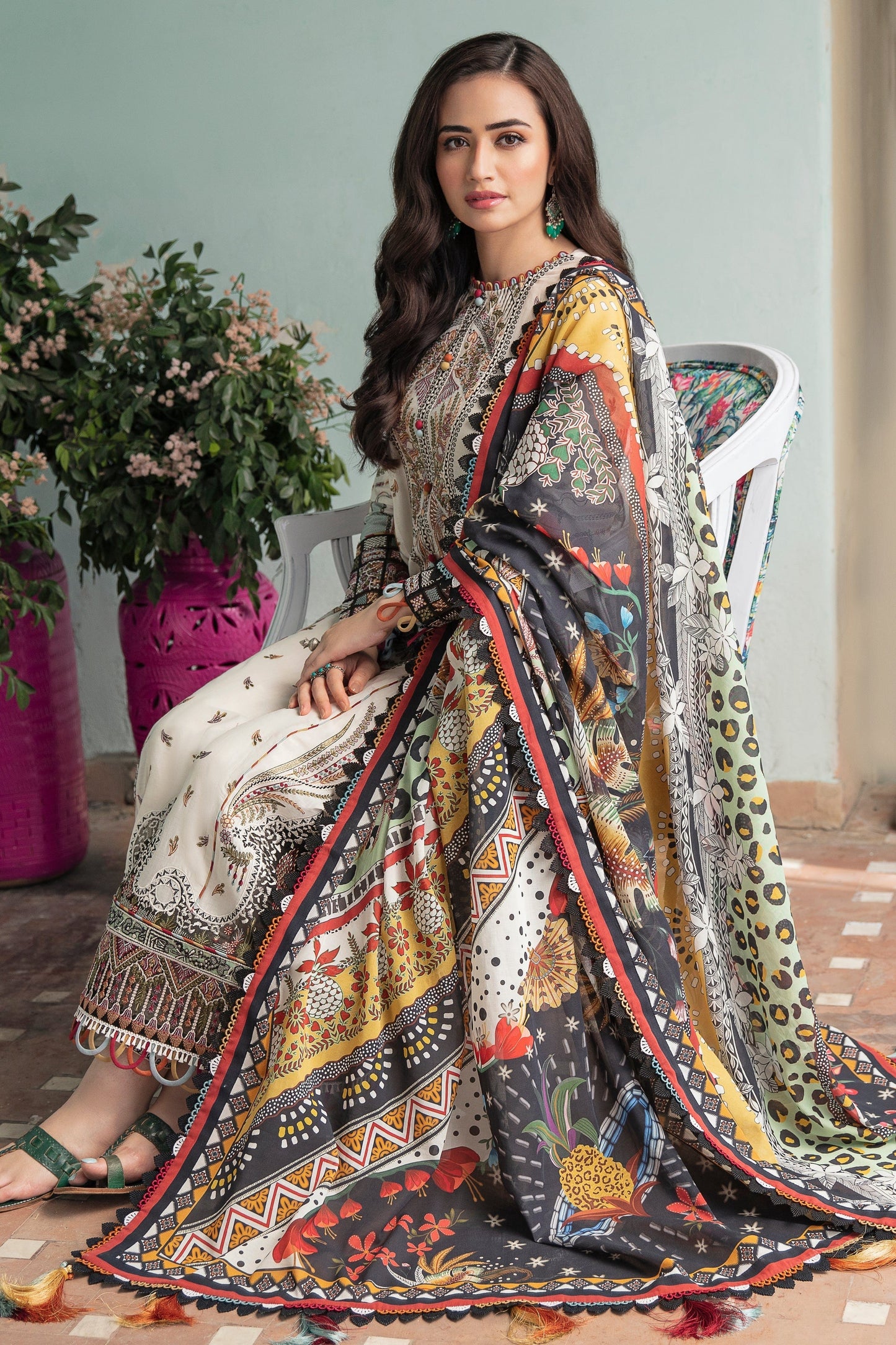 Jazmin Shahkaar Luxury Lawn Collection Eid Festive | Ujala