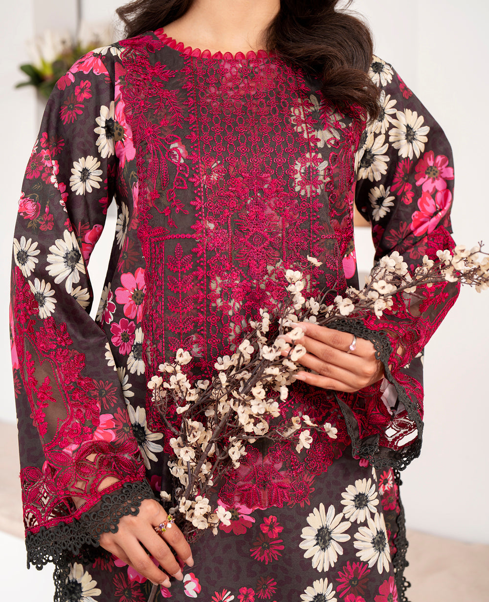 Xenia Unstitched Embroidered 3Pcs Lawn Summer Collection | VASHTA